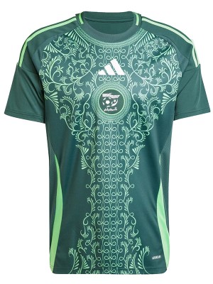 Algeria maglia da calcio in trasferta uniforme da calcio seconda maglia da calcio maschile top sport maglia verde 2024-2025